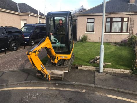 mini digger and driver edinburgh|mini digger edinburgh.